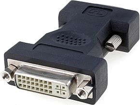 Przejście DVI żeński - D-Sub 15pin męski Przejście DVI żeński - D-Sub 15pin męski