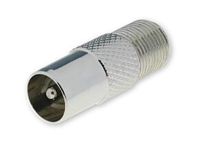 Przejście wtyk koncentryczny 9,5 – gniazdo typu F