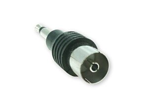 Przejście wtyk Jack 3,5 – gniazdo koncentryczne 9,5mm Przejście wtyk Jack 3,5 – gniazdo koncentryczne 9,5mm