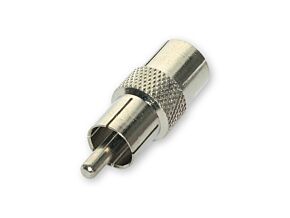 Przejście wtyk Cinch – gniazdo koncentryczne 9,5mm