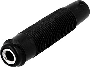 Gniazdo bananowe 4mm 16A 60VDC czarny Gniazdo bananowe 4mm 16A 60VDC czarny