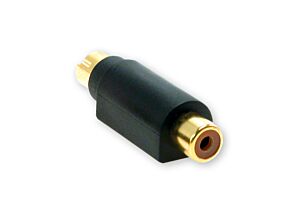 Przejście gniazdo Cinch – wtyk SVHS (4P) Przejście gniazdo Cinch – wtyk SVHS (4P)