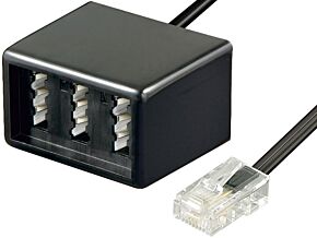 RJ11 wtyk, TAE F gniazdo, TAE N gniazdo x2 RJ11 wtyk, TAE F gniazdo, TAE N gniazdo x2