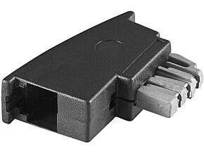 Przejście adapter RJ11 gniazdo - TAE N wtyk Przejście adapter RJ11 gniazdo - TAE N wtyk