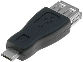Adapter gniazdo USB-A / wtyk USB micro B Adapter gniazdo USB-A / wtyk USB micro B