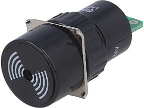 Sygnalizator dźwiękowy ONPOW na panel max6mm IP40 24VDC