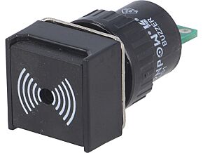 Sygnalizator dźwiękowy ONPOW na panel max6mm IP40 12VDC