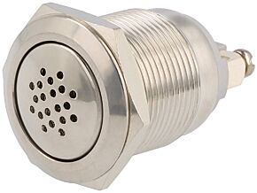 Sygnalizator dźwiękowy ONPOW na panel 1÷10mm IP50 12VDC Sygnalizator dźwiękowy ONPOW na panel 1÷10mm IP50 12VDC