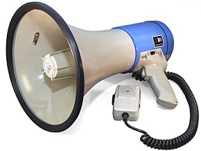 Megafon 25W z mikrofonem na elastycznym przewodzie Megafon 25W z mikrofonem na elastycznym przewodzie