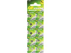 Bateria alkaliczna GP 177-U10 1,5V R626, SR66 Il.bat:10 fi6,8x2,6mm
