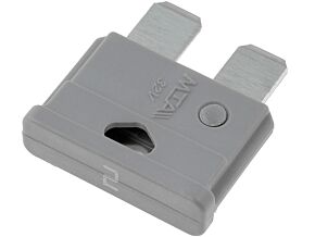 Bezpiecznik samochodowy 19mm 2A szary Bezpiecznik samochodowy 19mm 2A szary