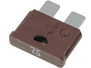 Bezpiecznik samochodowy 19mm 7,5A brązowy