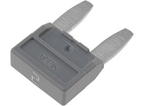 Bezpiecznik samochodowy mini 11,9mm 2A szary Bezpiecznik samochodowy mini 11,9mm 2A szary