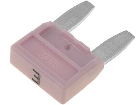 Bezpiecznik samochodowy mini 11,9mm 3A fioletowy