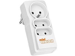 Listwa zasilająca: zabezpieczająca; Gniazda:3; 230VAC; 10A; 118g