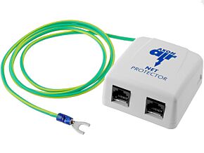 Ochronnik: do sieci telekomunikacyjnych; naścienny; RJ45; 5V