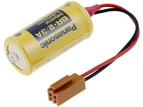 Bateria litowa 3V PANASONIC 2/3A,2/3R23 konektor JAE fi17x33,5mm