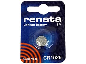 Bateria litowa 3V CR1025 RENATA fi10x2,5mm 30mAh