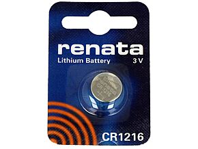 Bateria litowa 3V CR1216 RENATA fi12,5x1,6mm 30mAh