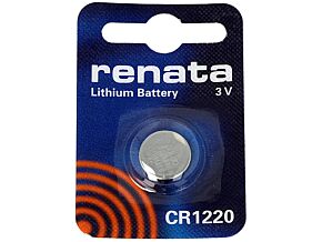 Bateria litowa 3V CR1220 RENATA fi12,5x2mm 40mAh
