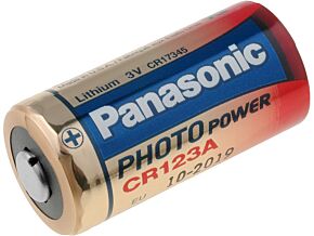 Bateria litowa PANASONIC 3V CR123A, CR17345 fi17x34,2mm Bateria litowa PANASONIC 3V CR123A, CR17345 fi17x34,2mm