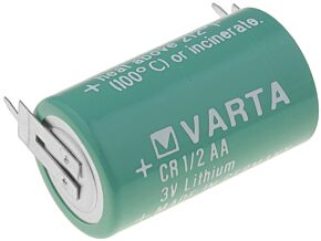 Bateria litowa VARTA 3V 1/2AA,1/2R6 2pin fi14,6x25mm 950mAh Bateria litowa VARTA 3V 1/2AA,1/2R6 2pin fi14,6x25mm 950mAh