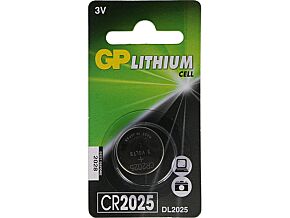 Bateria litowa 3V CR2025 GP fi20x2,5mm 160mAh