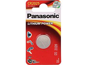 Bateria litowa 3V CR2025 PANASONIC fi20x2,5mm