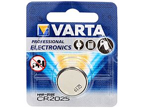 Bateria litowa 3V CR2025 VARTA fi20x2,5mm