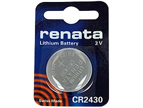 Bateria litowa 3V CR2430 RENATA fi24,5x3mm 285mAh Bateria litowa 3V CR2430 RENATA fi24,5x3mm 285mAh