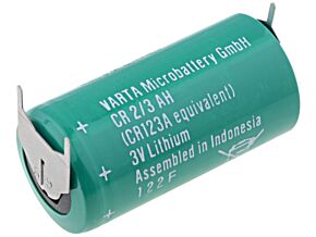 Bateria litowa VARTA 3V 2/3A,2/3R23 3pin 1350mAh