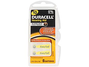 Bateria cynkowo-powietrzna (ZnO2) 1,4V DURACELL AC10, R536 6szt. Bateria cynkowo-powietrzna (ZnO2) 1,4V DURACELL AC10, R536 6szt.