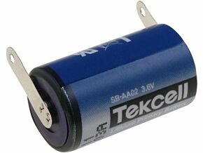 Bateria litowa 3,6V/1200mAh rozmiar 1/2AA TEKCELL blaszki Bateria litowa 3,6V/1200mAh rozmiar 1/2AA TEKCELL blaszki