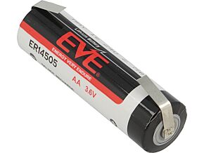 Bateria litowa EVE BATTERY 3,6V AA blaszki lutownicze fi14,5x50,5mm Bateria litowa EVE BATTERY 3,6V AA blaszki lutownicze fi14,5x50,5mm