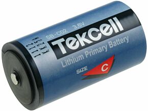 Bateria litowa 3,6V rozmiar C (25,6x49,5mm) 8500mAh Tekcell