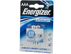 Bateria litowa ENERGIZER 1,5V AAA ULTIMATE LITHIUM 2szt. 1200mAh