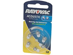 Bateria cynkowo-powietrzna (ZnO2) 1,4V RAYOVAC AC10, R536 6szt. Bateria cynkowo-powietrzna (ZnO2) 1,4V RAYOVAC AC10, R536 6szt.