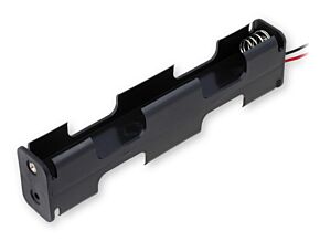 Pojemnik na 4 baterie R6 czarny lub biały