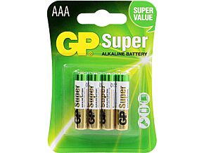 Bateria alkaliczna 1,5V GP AAA 4szt. Bateria alkaliczna 1,5V GP AAA 4szt.