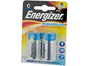 Bateria alkaliczna 1,5V Energizer Maximum R14 (C) 2 szt. Bateria alkaliczna 1,5V Energizer Maximum R14 (C) 2 szt.