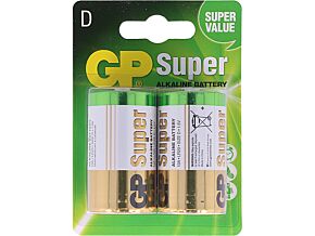 Bateria alkaliczna GP 1,5V D 2szt. Bateria alkaliczna GP 1,5V D 2szt.
