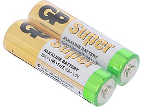 Bateria alkaliczna 1,5V AA GP SUPER 2szt. Bateria alkaliczna 1,5V AA GP SUPER 2szt.