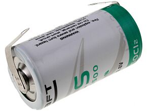 Bateria litowa 3,6V/7700mAh rozmiar C z blaszkami SAFT Bateria litowa 3,6V/7700mAh rozmiar C z blaszkami SAFT