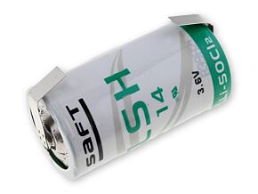 Bateria litowa 3,6V/5800mAh rozmiar C z blaszkami SAFT Bateria litowa 3,6V/5800mAh rozmiar C z blaszkami SAFT