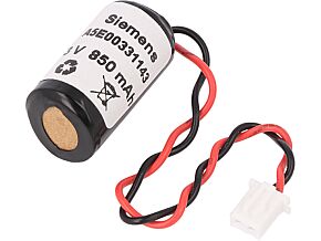 Bateria litowa do PLC 3V 1/2AA, 1/2R6 konektory fi14,5x26mm 850mAh Bateria litowa do PLC 3V 1/2AA, 1/2R6 konektory fi14,5x26mm 850mAh