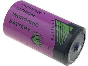 Bateria litowa (LTC) 3,6V rozmiar C (26,2x50mm) 8500mAh TADIRAN Bateria litowa (LTC) 3,6V rozmiar C (26,2x50mm) 8500mAh TADIRAN