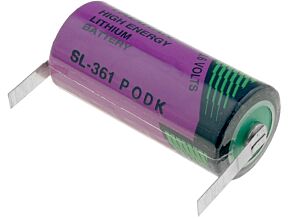 Bateria litowa 3,6V1600mAh rozmiar 2/3AA TADIRAN blaszki