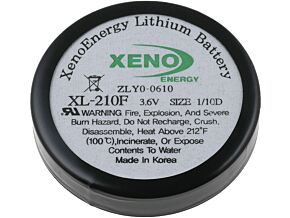 Bateria litowa 3,6V XENO-ENERGY 1/10D 2pin, do druku fi33,2x7mm 1Ah