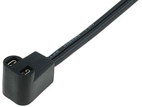 Kabel zasilający do wentylatora wtyczka kątowa 90, długość 1m Kabel zasilający do wentylatora wtyczka kątowa 90, długość 1m