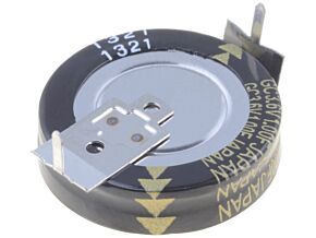 Kondensator elektrolityczny PANASONIC THT 1F 3,6V O20,5x6,5mm -25÷85°C